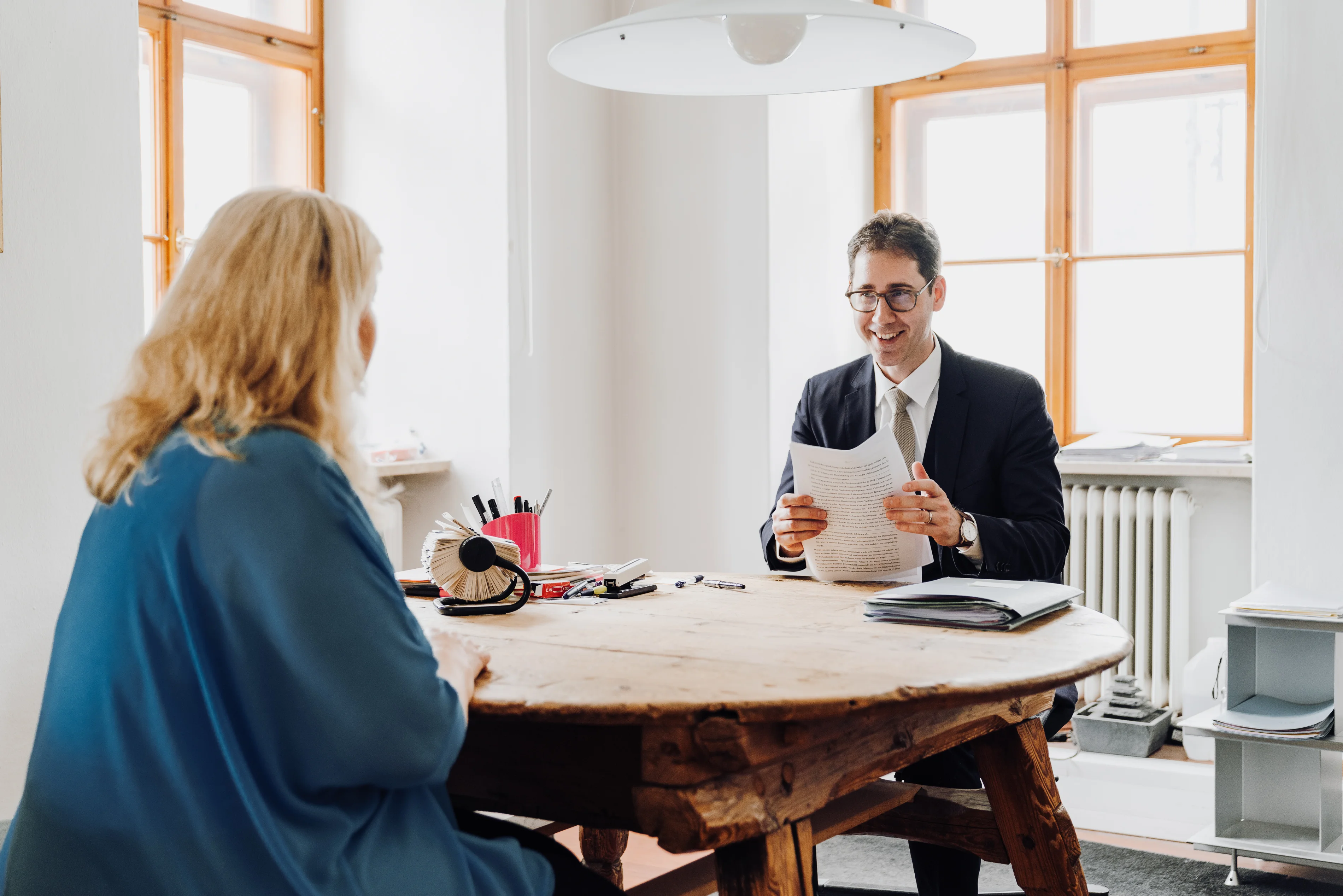Dr. Peter Giller im Gespräch