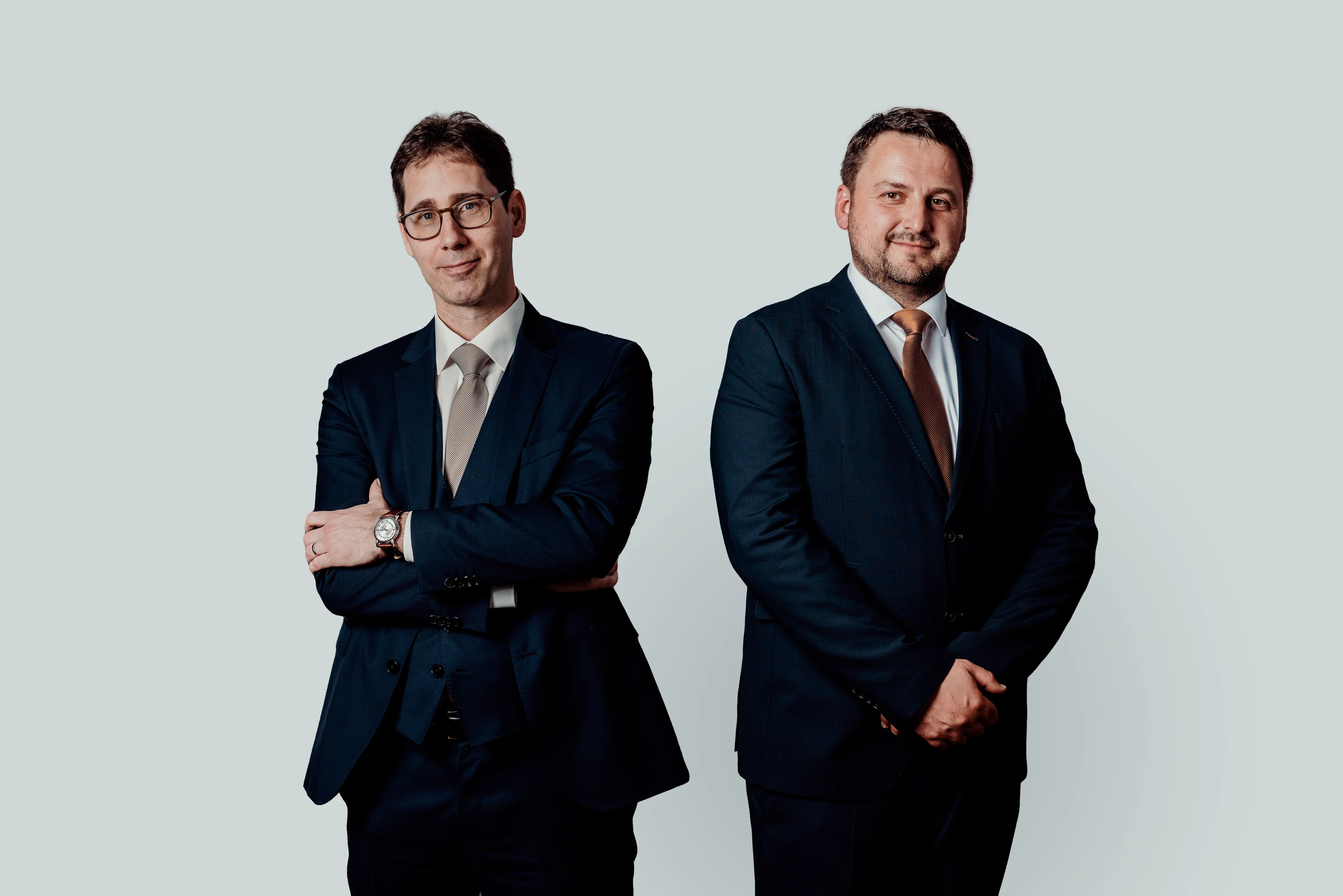 Portraitfoto Dr. Peter Giller und Mag. Stefan Jeglisch